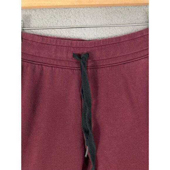 Victoria's Secret Pink Burgundy Skinny‎ Jogger Sweatpants S Elastic Drawstring - Picture 7 of 8